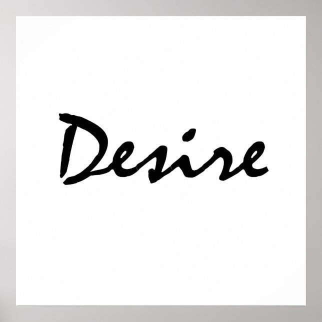 Desire Poster (Vorne)
