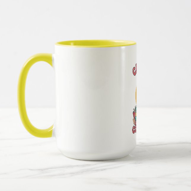 Desk Chaos + Hot Coffee – Women's Motivational Mug (Gauche)