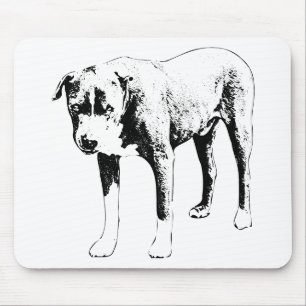 Desk Focus Pit Bull Mousepad