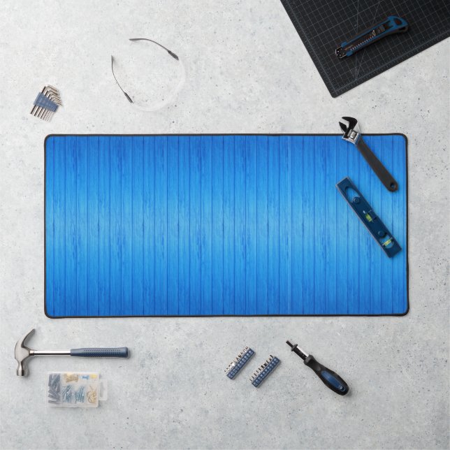 Desk Mat Blue Fence Handman Schreibtischunterlage (Arbeitsplatz)