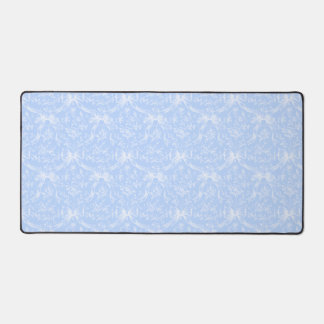 Desk Mat Light Blue Bows Schreibtischunterlage