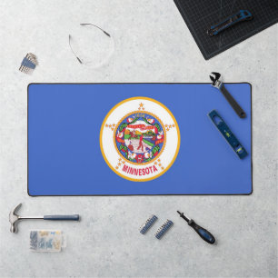 Desk Mat mit der Flagge von Minnesota, USA Schreibtischunterlage