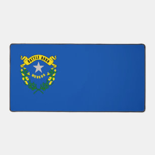 Desk Mat mit der Flagge von Nevada, USA Schreibtischunterlage
