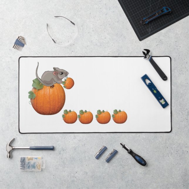 Desk Mat Mouse Pumpkin Schreibtischunterlage (Arbeitsplatz)
