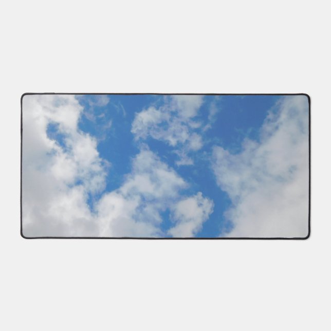 Desk Mat ÖKO CLOUDS ART STYLE DESIGN Schreibtischunterlage (Vorderseite)