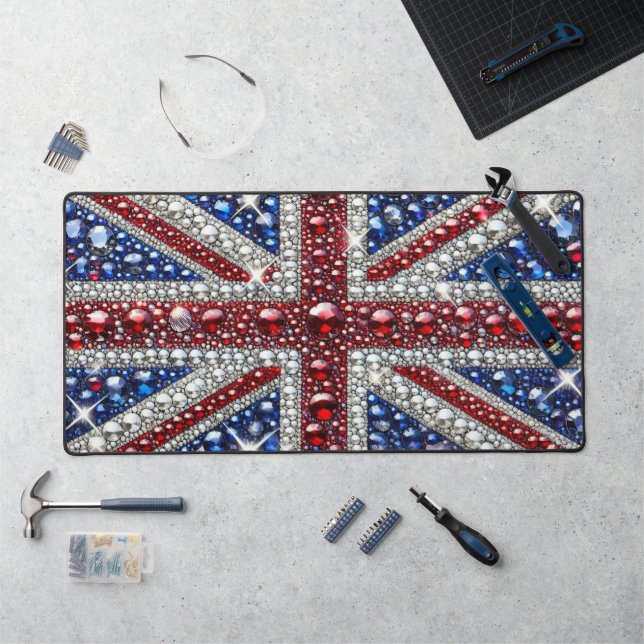Desk Mat with colors of U.K. (Poste de travail)