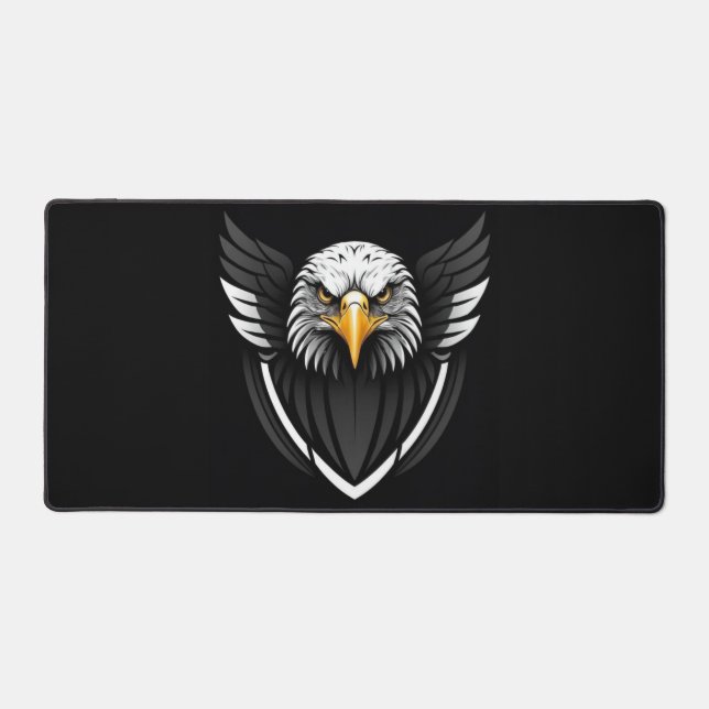 Desk Mat with Eagle - USA Patriotic Design Schreibtischunterlage (Vorderseite)