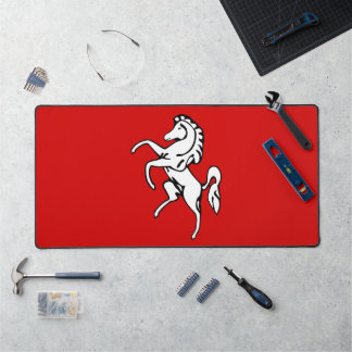 Desk Mat with flag of Kent County, UK Schreibtischunterlage