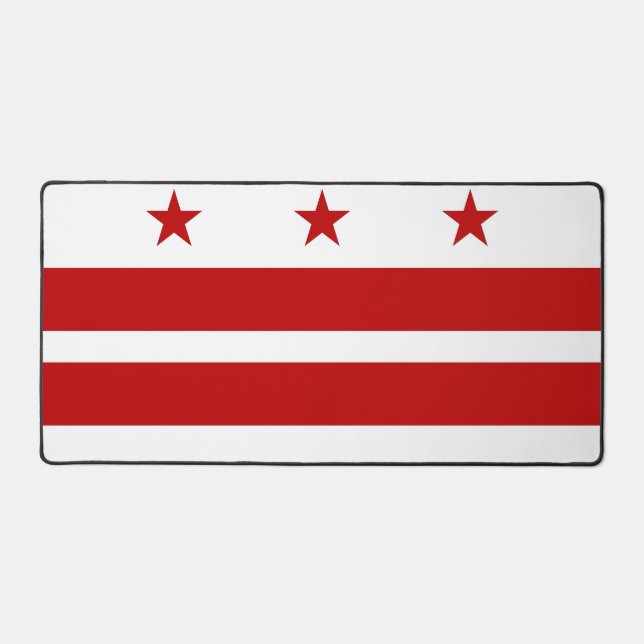 Desk Mat with flag of Wasshington DC Schreibtischunterlage (Vorderseite)