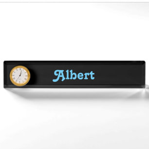Desk Name Plate Albert Namensplakette