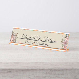 Desk Nom Plaque Nouveau Emploi Cadeau Personnalisé