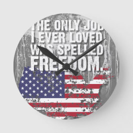Desk Organizer – Freedom Job Runde Wanduhr