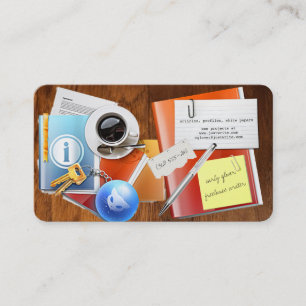 Desktop-Freelance-Schreiberkarte Visitenkarte