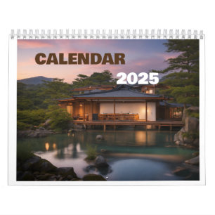 Desktop-Kalender 2025-Naturansicht Kalender