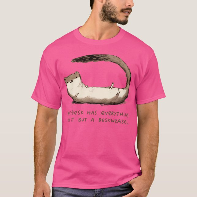 Deskweasel T-Shirt (Vorderseite)