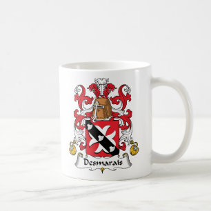 Desmarais Familienwappen Kaffeetasse
