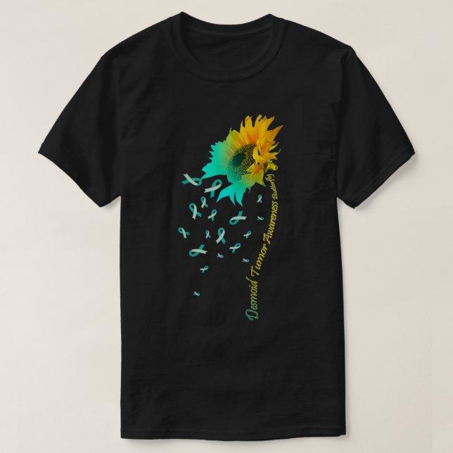 Desmoid Tumor Awareness Butterfly T-Shirt (Design vorne)
