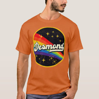 Desmond Rainbow in Space Vintag GrungeStyle T-Shirt