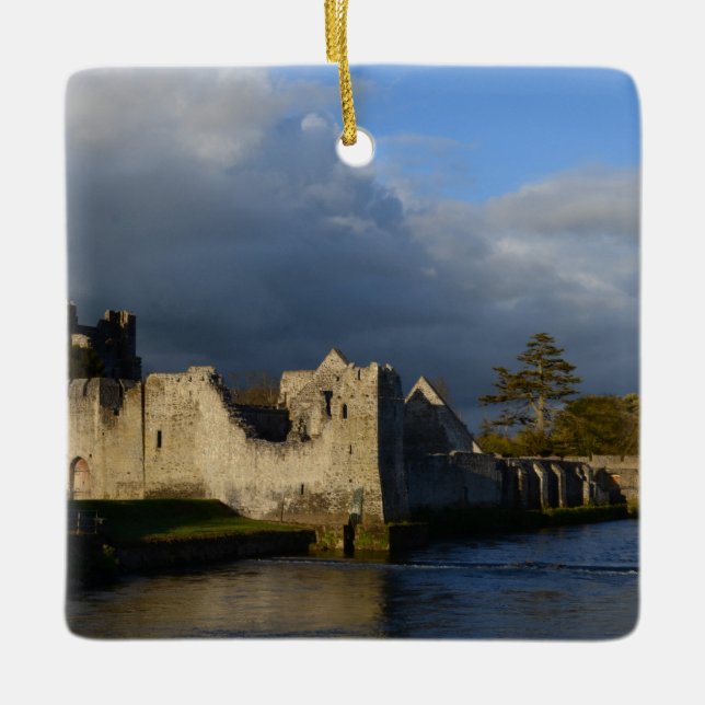 Desmond Schloss in Adare Irland Keramikornament (Vorderseite)