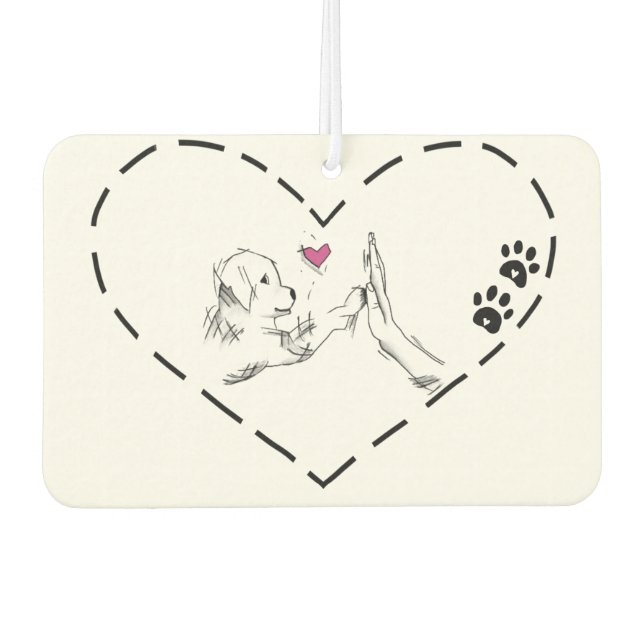 Désodorisant cœur (Devant)