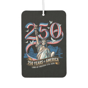 Désodorisant Pour Voiture 250 Ans Anniversaire Amérique 1776 2026