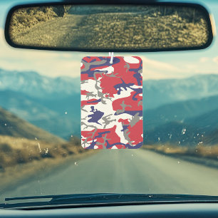 Désodorisant Pour Voiture 4 juillet, Jour de l'Indépendance, Gris Camouflage