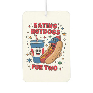 Désodorisant Pour Voiture 4 juillet Mignons Hotdogs