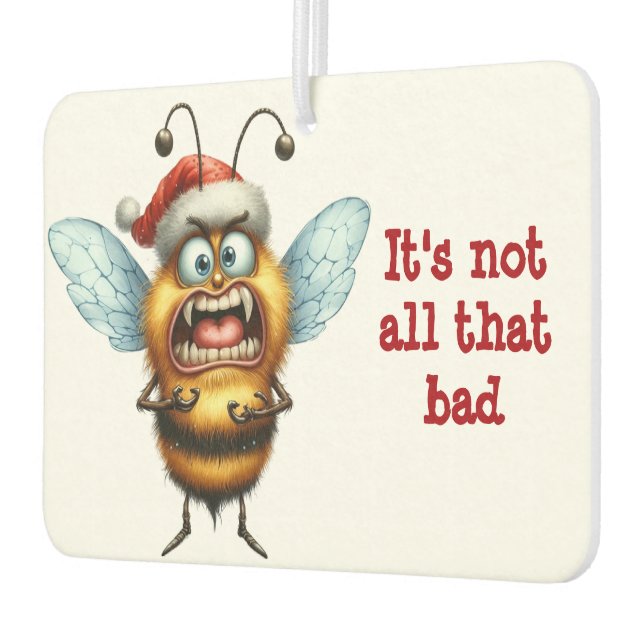 Désodorisant Pour Voiture Abeille de Noël (Gauche)