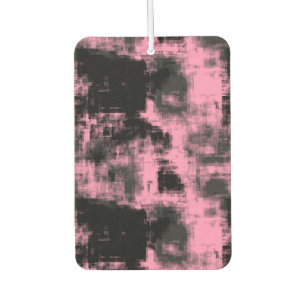 Désodorisant Pour Voiture abstrait rose et noir
