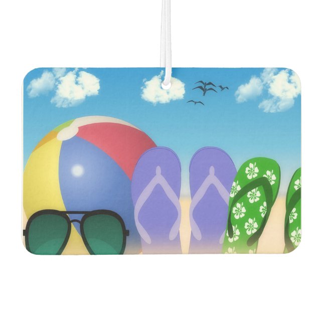 Désodorisant Pour Voiture Accessoires de plage (Devant)