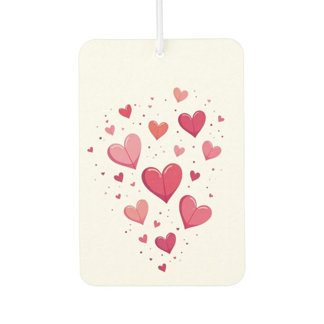 Désodorisant Pour Voiture Accessoires de voiture Coeurs & Love (Devant)