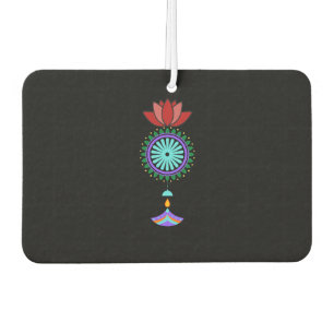 Désodorisant Pour Voiture Adeptes spirituels à fleurs de lotus