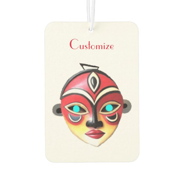Désodorisant Pour Voiture African Girl Face Mask Thunder_Cove  (Dos)