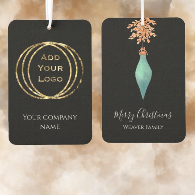 Désodorisant Pour Voiture Ajouter un logo personnalisé cadeau de Noël promot (Promote your business with this customer holiday gift. Add your logo and customize air freshener)