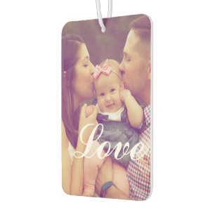 Désodorisant Pour Voiture Ajoutez votre propre photo Love Air Freshener