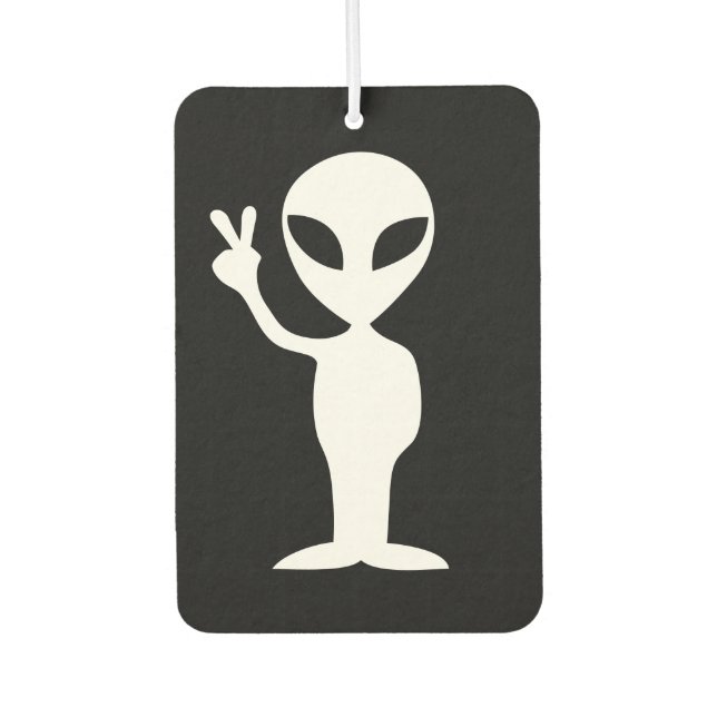 Désodorisant Pour Voiture Alien de la paix (Devant)