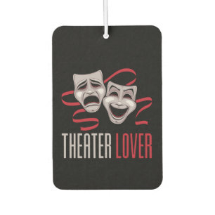 Désodorisant Pour Voiture Amateur de Théâtre de Comédie et de Tragédie