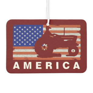 Désodorisant Pour Voiture AMÉRIQUE - DRAPEAU DE Tracteur