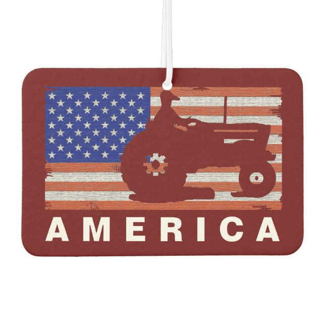 Désodorisant Pour Voiture AMÉRIQUE - DRAPEAU DE Tracteur (Devant)