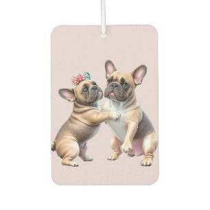 Désodorisant Pour Voiture Amour de Bouledogue Français Bouledogue Français