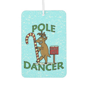 Désodorisant Pour Voiture Amusant Noël Reindeer Dancer Pun