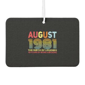 Désodorisant Pour Voiture Août 1981 Idée cadeau