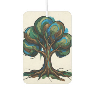 Désodorisant Pour Voiture Arbre abstrait art ludique