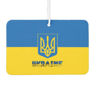 Désodorisant Pour Voiture Armoiries de l'Ukraine
