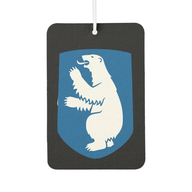 Désodorisant Pour Voiture Armoiries du Groenland T-shirt (Devant)