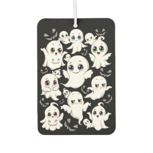 Désodorisant Pour Voiture Baby Ghosts Éffrayant mignon Halloween humeur