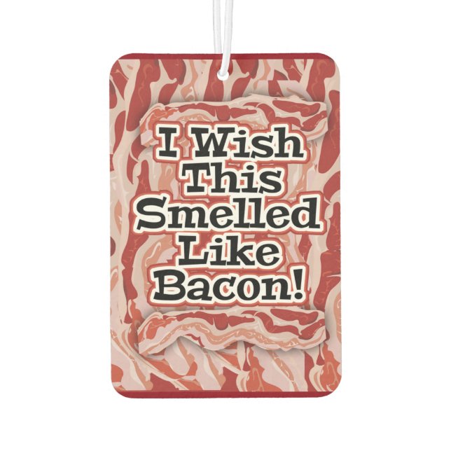 Désodorisant Pour Voiture Bacon pas Bacon (Dos)