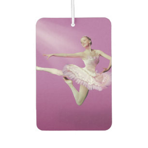 Désodorisant Pour Voiture Ballerina en rose et blanc