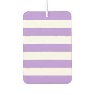 Désodorisant Pour Voiture Bandes pourpres, Blancs, Motif rayé