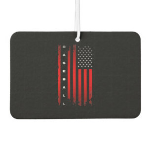 Désodorisant Pour Voiture Baseball américain Drapeau Vêtements Baseball Base
